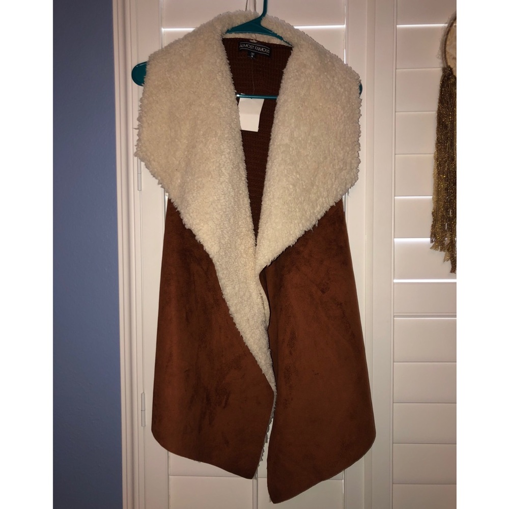 Suede vest